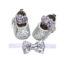 Load image into Gallery viewer, Newborn Baby Girl Sequins Glitter Toddler Kids Casual Shoes