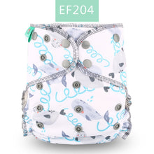 Load image into Gallery viewer, Night  baby diaper reusable heavy wetter hybrid cloth